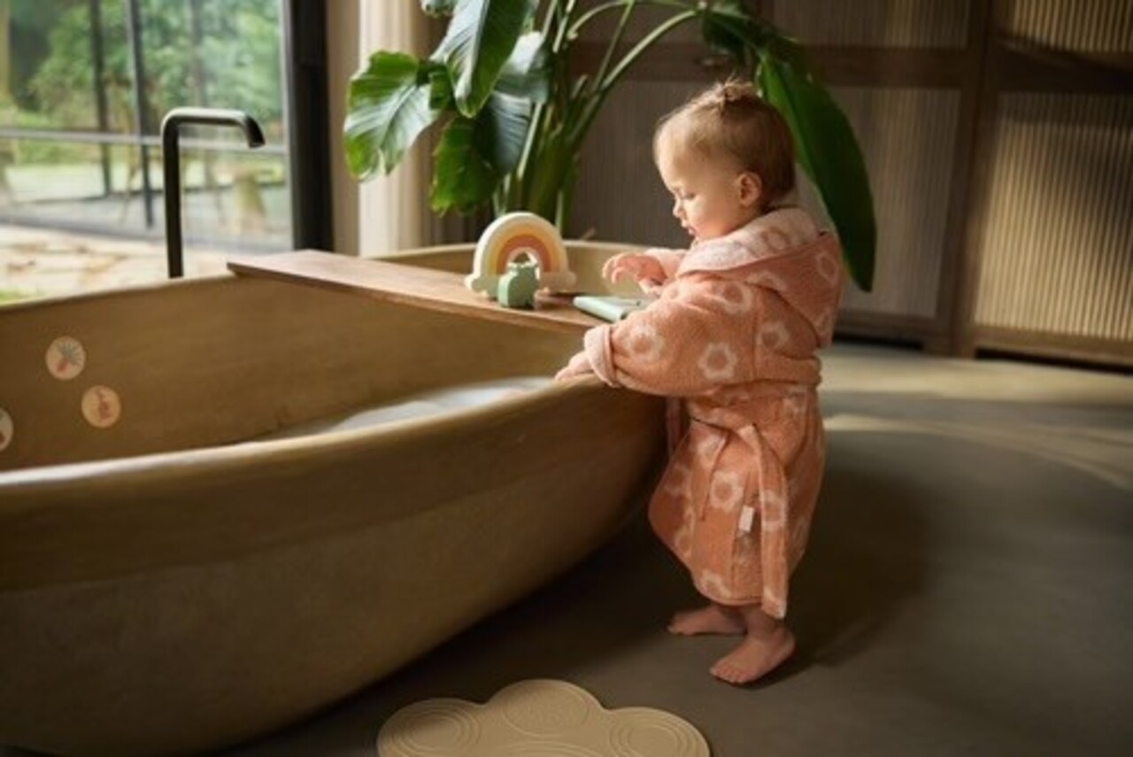 Jollein Jollein | Badjas Badstof | Jacquard | Flower 1-2 jaar