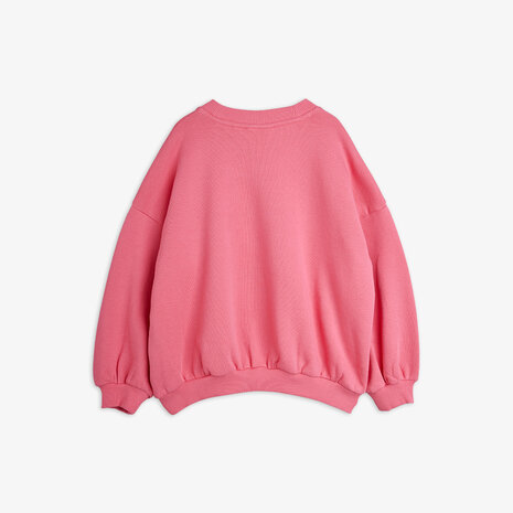 Mini Rodini Mini Rodini | Cat chenille sweatshirt | Pink