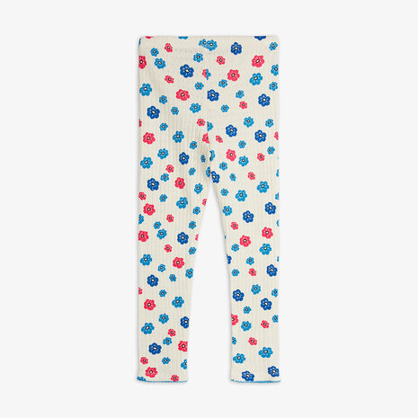 Mini Rodini Mini Rodini | Flowers aop pointelle leggings | Multi