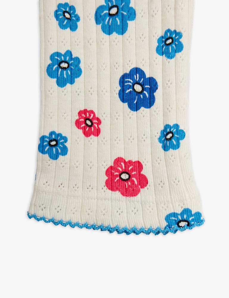 Mini Rodini Mini Rodini | Flowers aop pointelle leggings | Multi