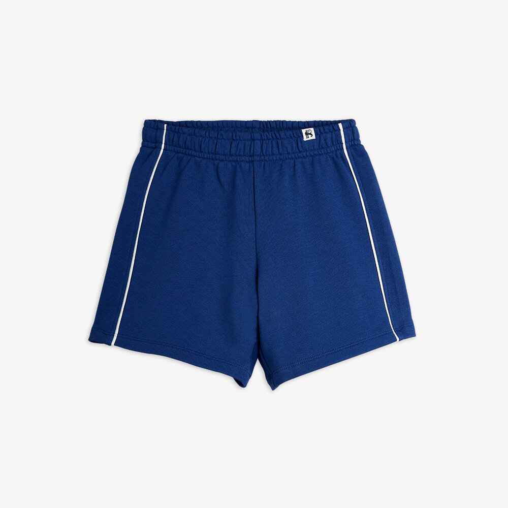 Mini Rodini Mini Rodini | Plain piping sweatshorts | Blue