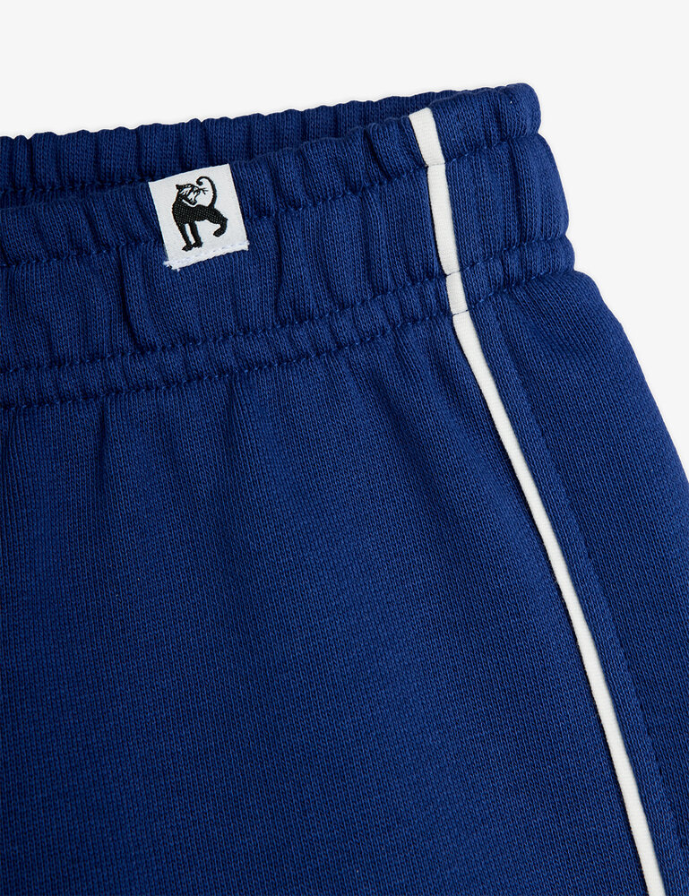 Mini Rodini Mini Rodini | Plain piping sweatshorts | Blue