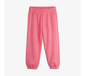 Mini Rodini Mini Rodini | Plain piping sweatpants | Pink