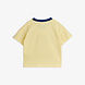 Mini Rodini Mini Rodini | Table tennis contrast rib sp ss tee | Yellow