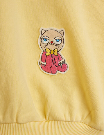 Mini Rodini Mini Rodini | Minibabies patches sweatshirt | Yellow
