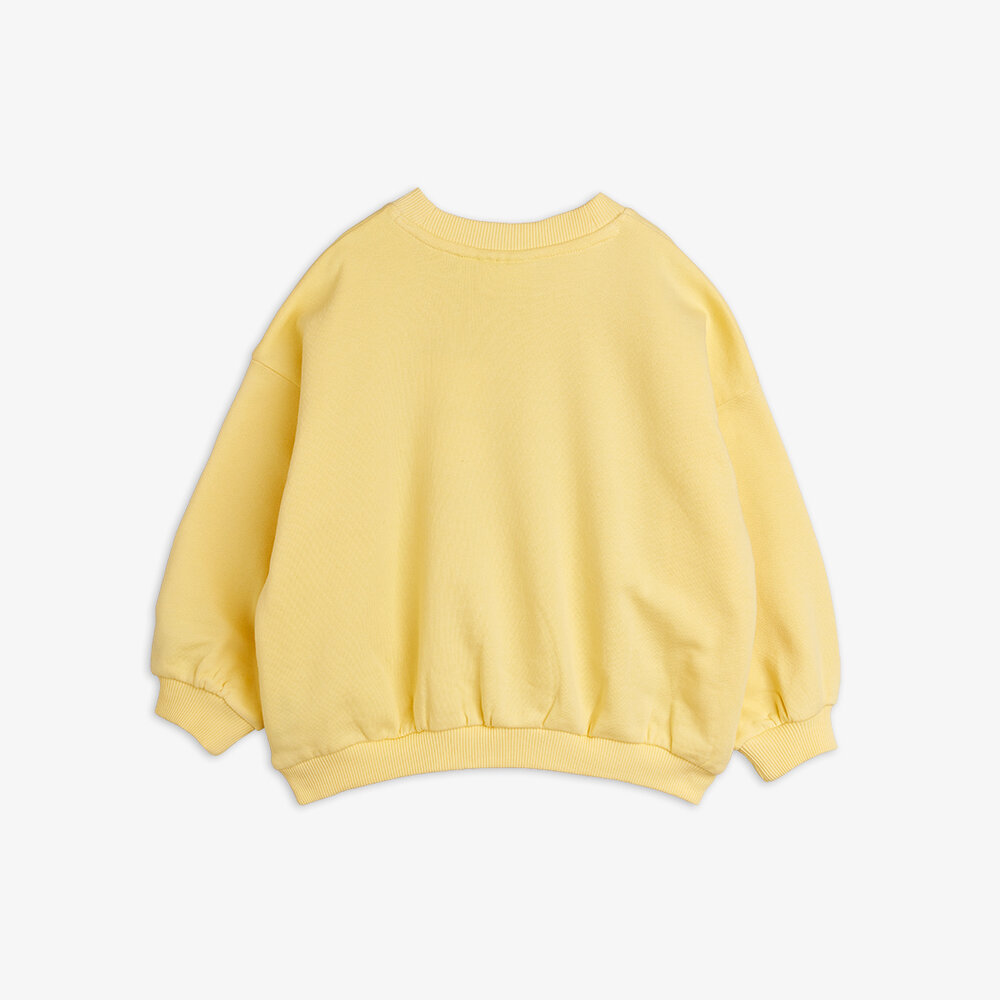 Mini Rodini Mini Rodini | Minibabies patches sweatshirt | Yellow