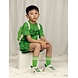 Mini Rodini Mini Rodini | Plain piping sweatshorts | Green