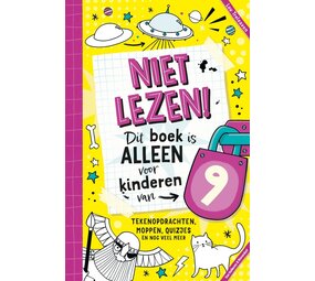 Boeken Boek | Niet lezen! Dit boek is alleen voor kinderen van 9