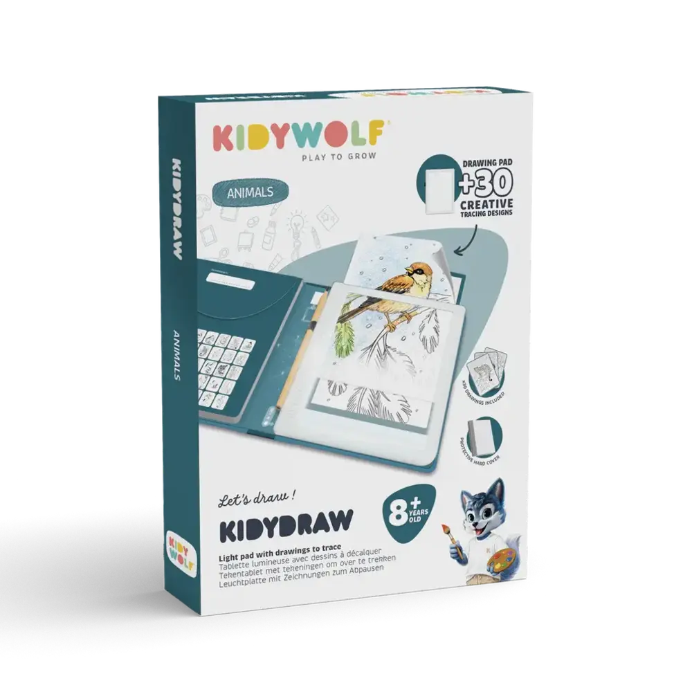 Kidywolf Kidywolf | Kidydraw Pad | Verlichte Tekentafel | Animals