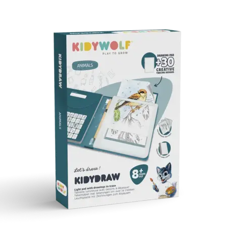 Kidywolf Kidywolf | Kidydraw Pad | Verlichte Tekentafel | Animals