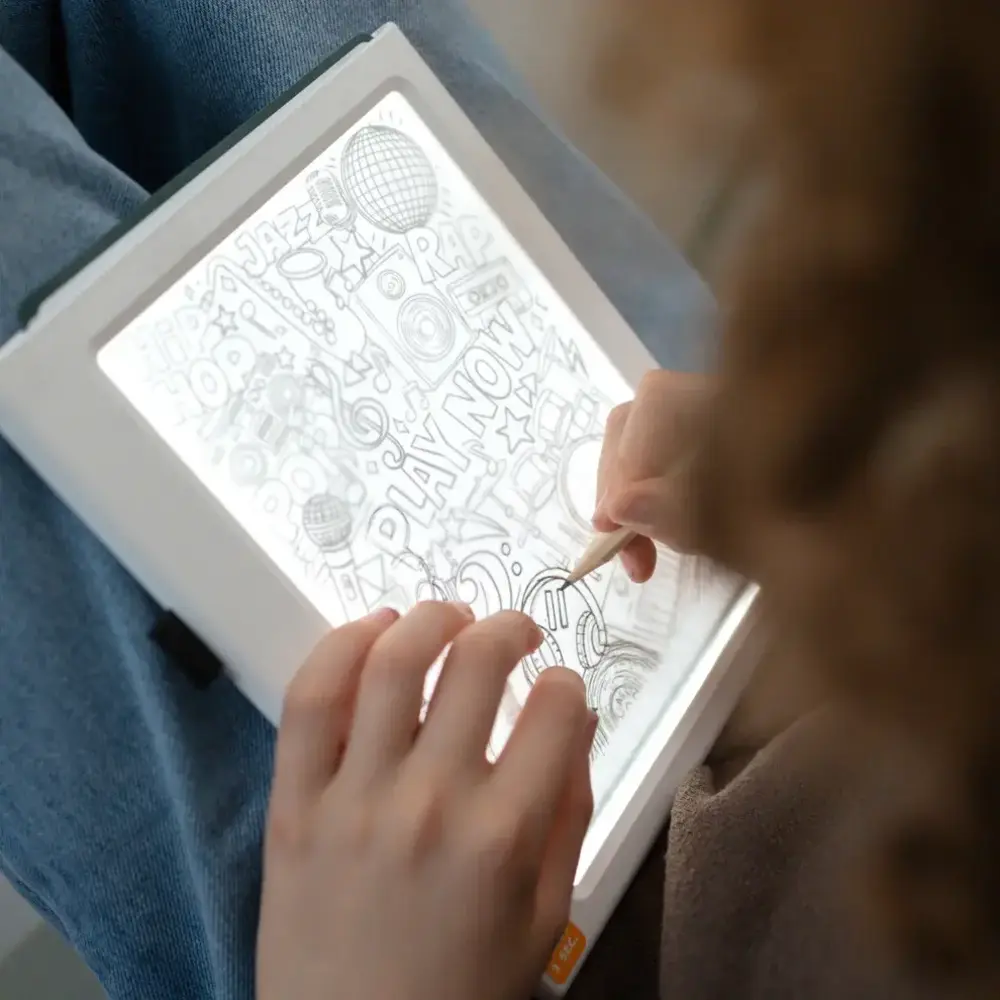 Kidywolf Kidywolf | Kidydraw Pad | Verlichte Tekentafel | Meli-Melo