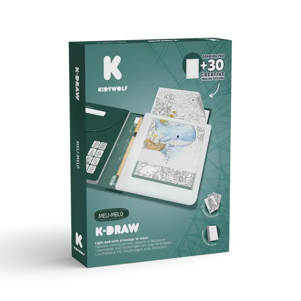 Kidywolf Kidywolf | Kidydraw Pad | Verlichte Tekentafel | Meli-Melo