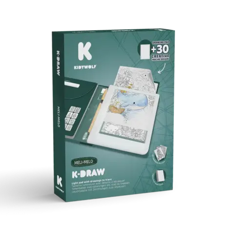 Kidywolf Kidywolf | Kidydraw Pad | Verlichte Tekentafel | Meli-Melo