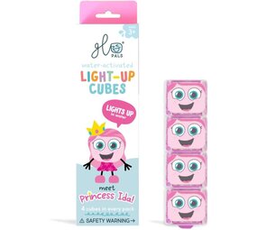 Glo pals Glo pals | Light up cubes 4 stuks | Princess Ida