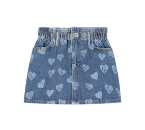 Charlie Petite Charlie Petite | Jada Skirt | Medium Blue