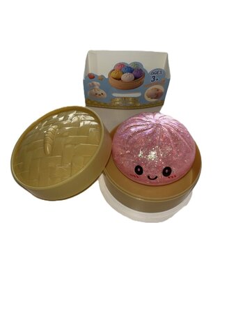 Dumpling squishy | glitter met licht