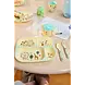 Rice Everyday Magic Rice | Kinderbord met 4 Compartimenten | Fun Fair Print | Mint