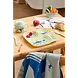 Rice Everyday Magic Rice | Kinderbord met 4 Compartimenten | Ocean Print | Blauw
