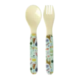 Rice Everyday Magic Rice | Baby lepel en vork | Fun Fair Print | Mint Rice Everyday Magic Rice | Baby lepel en vork | Fun Fair Print | Mint