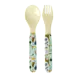 Rice Everyday Magic Rice | Baby lepel en vork | Fun Fair Print | Mint