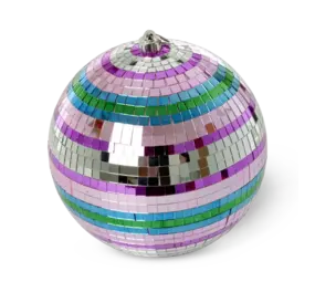 Rice Everyday Magic Rice | Groot Rond Discobal | Funky Stripes Meerkleurig
