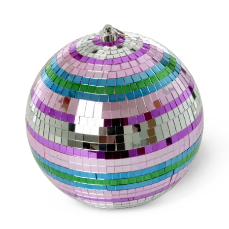 Rice Everyday Magic Rice | Groot Rond Discobal | Funky Stripes Meerkleurig