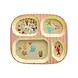 Rice Everyday Magic Rice | Kinderbord met 4 Compartimenten | Ocean Print | Koraal