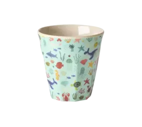 Rice Everyday Magic Rice | Melamine cup Blue Ocean print | Medium 250ml