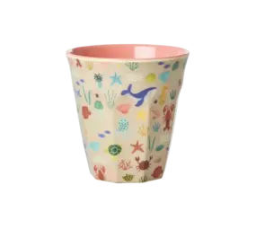 Rice Everyday Magic Rice | Melamine cup Koraal Ocean print | Medium 250ml