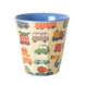 Rice Everyday Magic Rice | Melamine cup Happy Cars Blue print | Medium 250ml