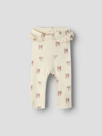Lil ' Atelier Lil ' Atelier | NBFGAVO EFI SLIM LEGGING LIL NOOS | Turtledove BOW