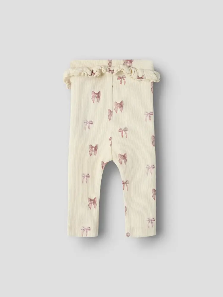 Lil ' Atelier Lil ' Atelier | NBFGAVO EFI SLIM LEGGING LIL NOOS | Turtledove BOW