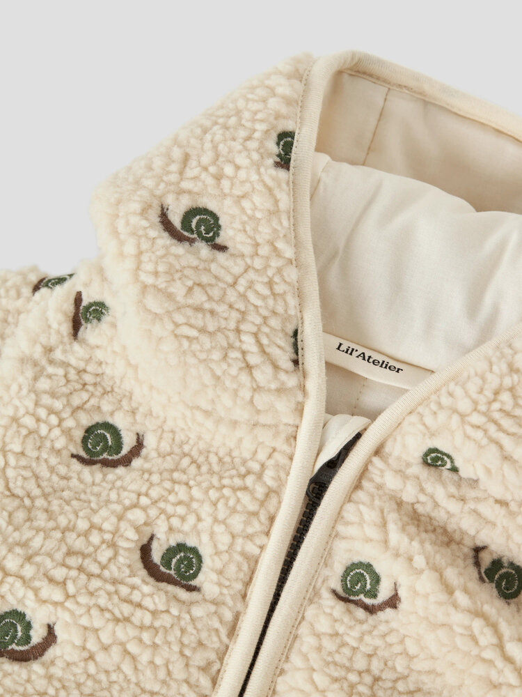 Lil ' Atelier Lil ' Atelier | NBMNALO SUI LOOSE SHERPA JACKET LIL | Turtledove