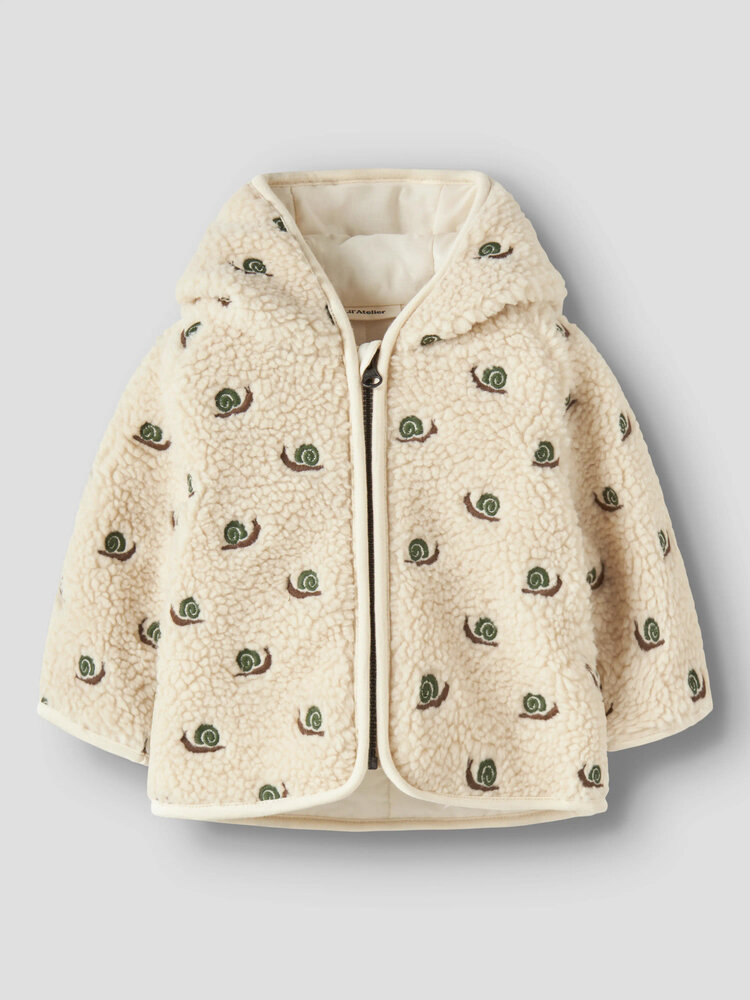 Lil ' Atelier Lil ' Atelier | NBMNALO SUI LOOSE SHERPA JACKET LIL | Turtledove
