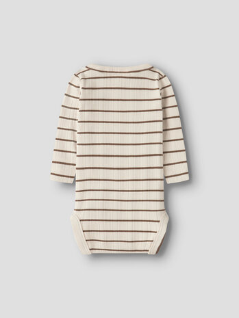 Lil ' Atelier Lil ' Atelier | NBMKABY LS SLIM BODY LIL | Turtledove KANGAROO