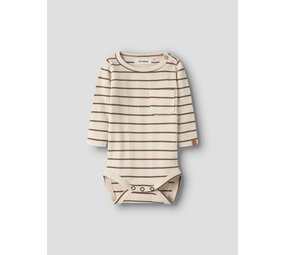 Lil ' Atelier Lil ' Atelier | NBMKABY LS SLIM BODY LIL | Turtledove KANGAROO