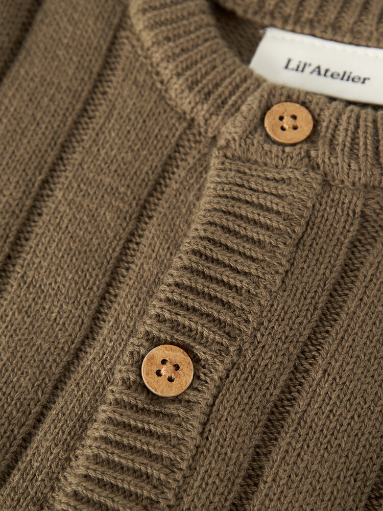 Lil ' Atelier Lil ' Atelier | NBMLOMON LS KNIT CARD LIL | Kangaroo