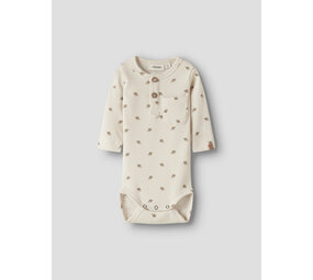 Lil ' Atelier Lil ' Atelier | NBMLAVO ENO LS SLIM BODY LIL | Turtledove PLANETS