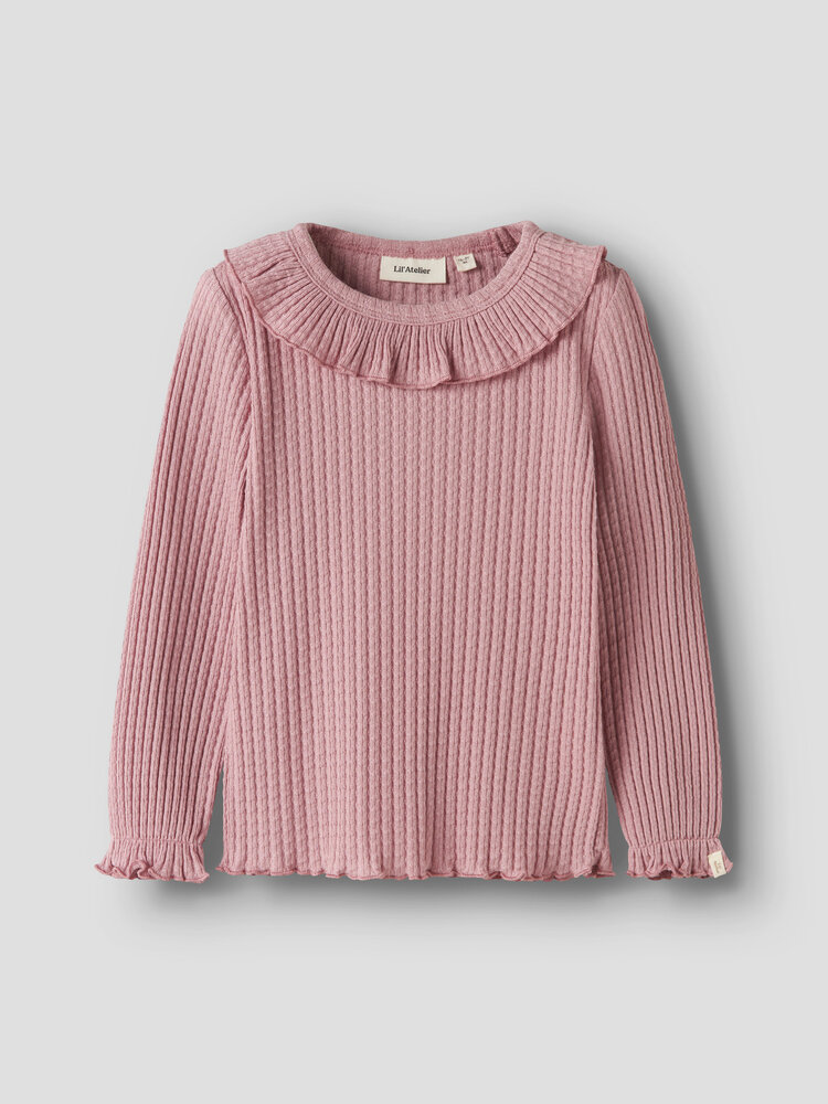 Lil ' Atelier Lil ' Atelier | NMFKELSA LS SLIM TOP LIL | Zephyr