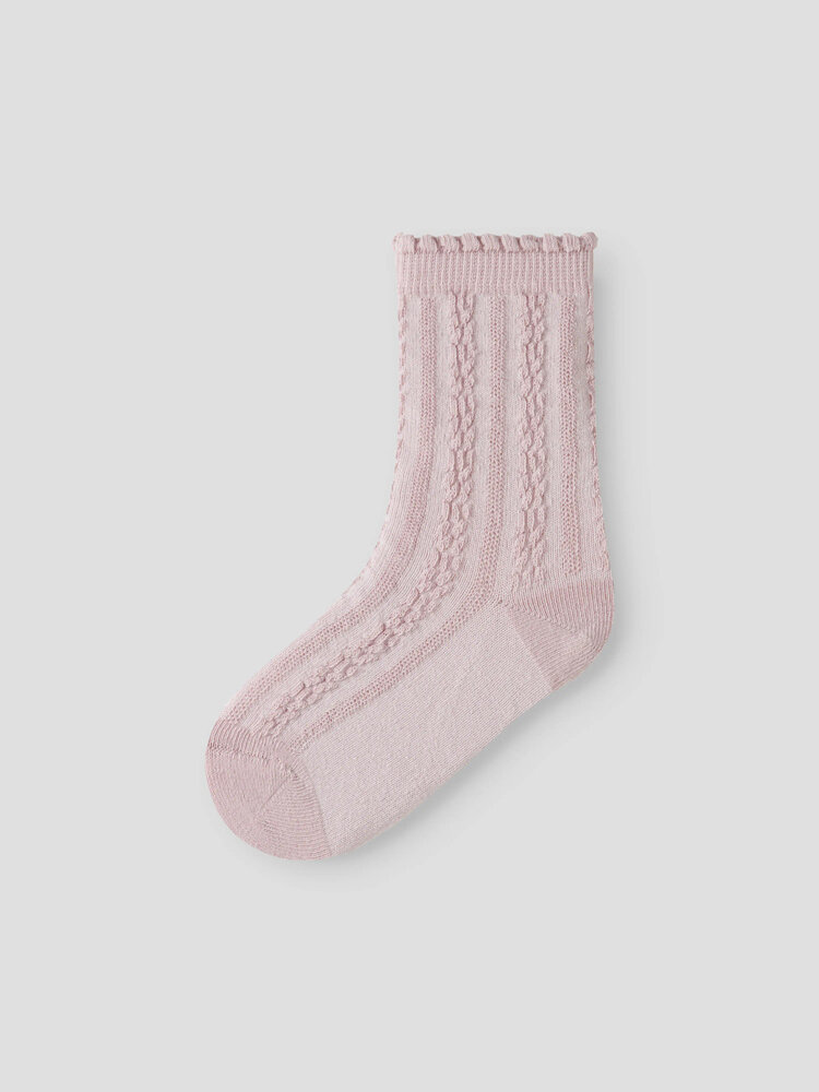 Lil ' Atelier Lil ' Atelier | NMFKENDRA 2P SOCK LIL | Turtledove HUSHED VIOLET