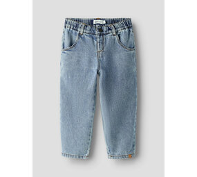 Lil ' Atelier Lil ' Atelier | NMFKAROLE SIM CARROT JEANS 2433-CJ LIL | Medium Blue Denim Lil ' Atelier Lil ' Atelier | NMFKAROLE SIM CARROT JEANS 2433-CJ LIL | Medium Blue Denim