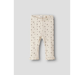 Lil ' Atelier Lil ' Atelier | NBFLAGO MER SLIM LEGGINGS LIL | Turtledove BLUE FLOWER