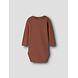 Lil ' Atelier Lil ' Atelier | NBFLAYO SUP LS SLIM BODY SOLID LIL | Maple Syrup