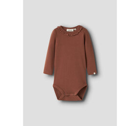 Lil ' Atelier Lil ' Atelier | NBFLAYO SUP LS SLIM BODY SOLID LIL | Maple Syrup