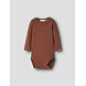 Lil ' Atelier Lil ' Atelier | NBFLAYO SUP LS SLIM BODY SOLID LIL | Maple Syrup