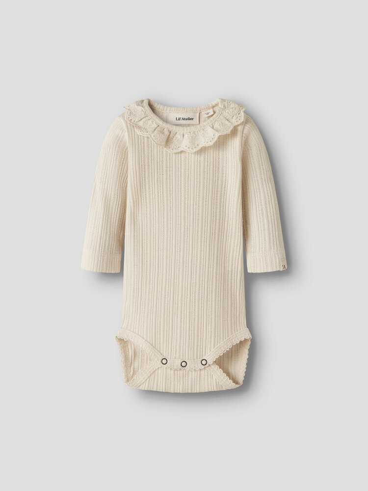 Lil ' Atelier Lil ' Atelier | NBFLUVA LS SLIM BODY LIL | Turtledove