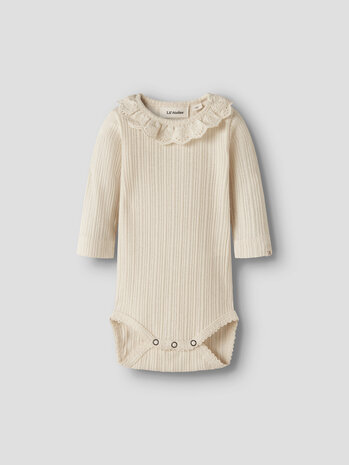 Lil ' Atelier Lil ' Atelier | NBFLUVA LS SLIM BODY LIL | Turtledove