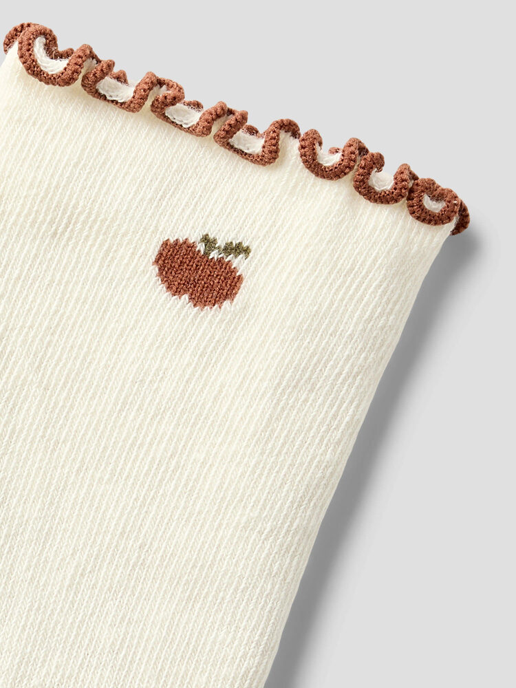 Lil ' Atelier Lil ' Atelier | NMFFIDUCIA SOCK LIL | Turtledove APPLE