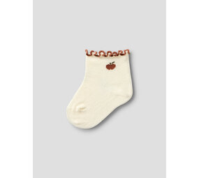 Lil ' Atelier Lil ' Atelier | NBFFIDUCIA SOCK LIL | Turtledove APPLE