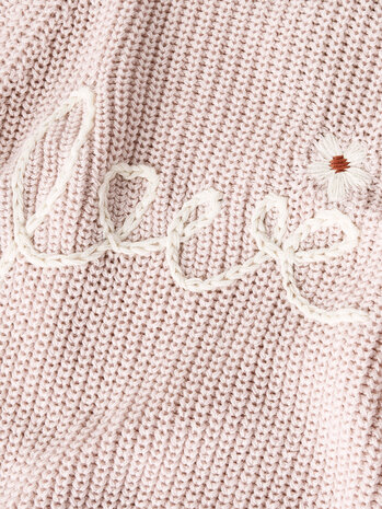 Lil ' Atelier Lil ' Atelier | NMFEMLEN EMB KNIT LIL | Hushed Violet